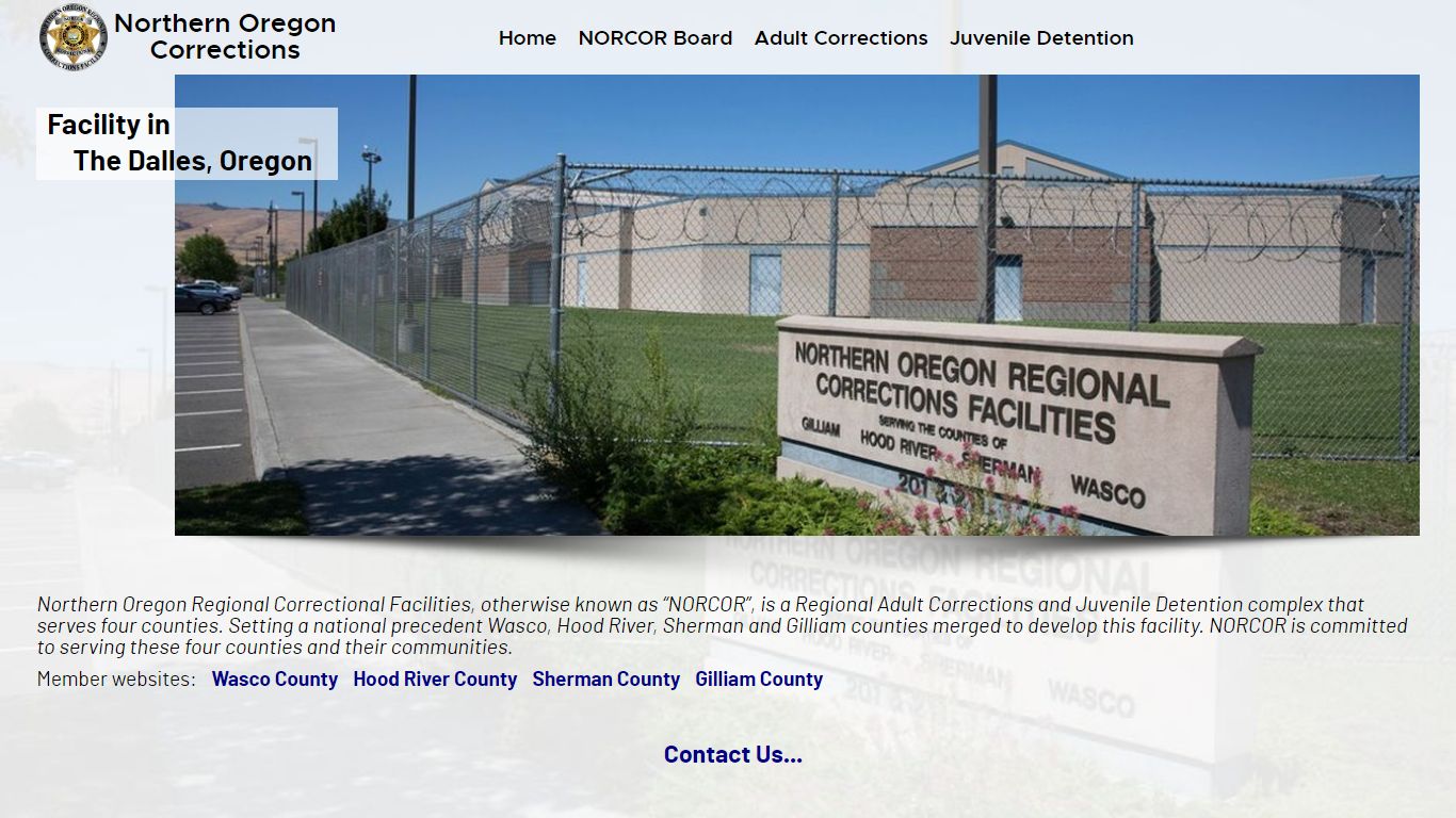 NORCOR: Home | Northern Oregon Regional Correctional Facility